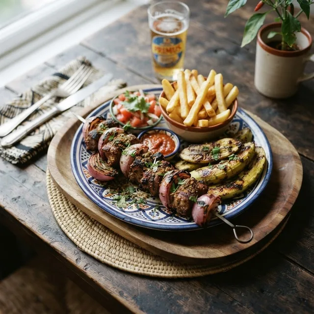 Burundian Goat Brochettes