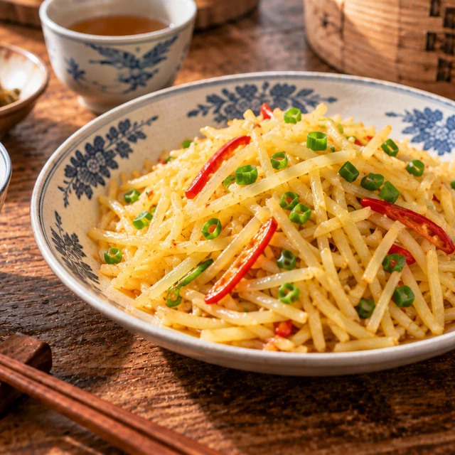 Shredded Potato Stir-Fry