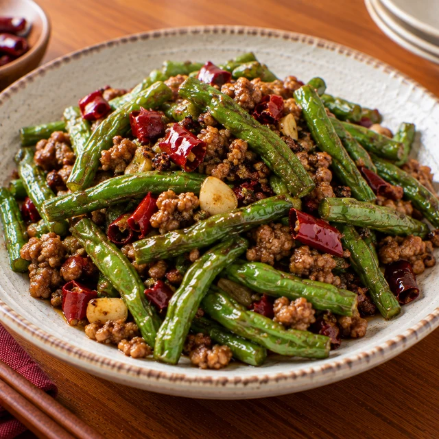 Dry-Fried Green Beans