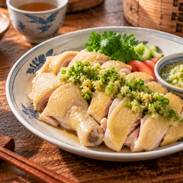 Bai Qie Ji (Cantonese Poached Chicken)