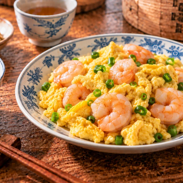 Shrimp with Scrambled Egg