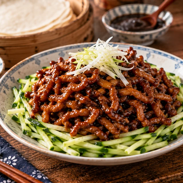 Beijing Shredded Pork in Sweet Bean Sauce