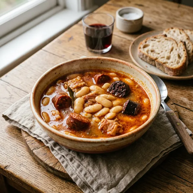 Fabada Asturiana (Bean & Pork Stew)