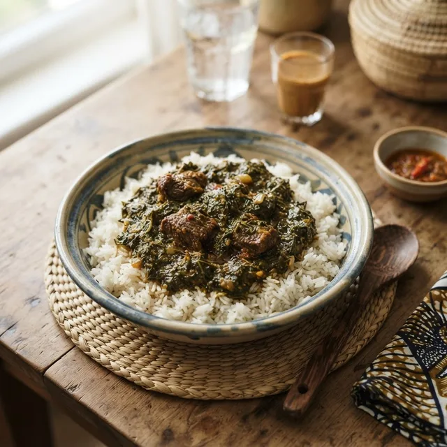 Guinean Sauce Feuille