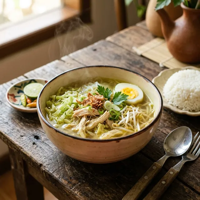 Soto Ayam (Indonesian Chicken Soup)