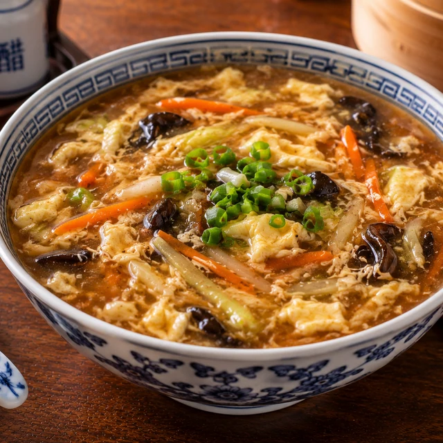 Indo-Chinese Hot and Sour Soup