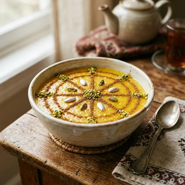 Sholezard (Saffron Rice Pudding)