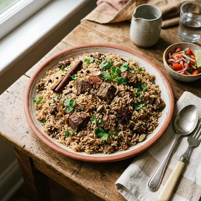 Pilaou (Comorian Spiced Pilaf)