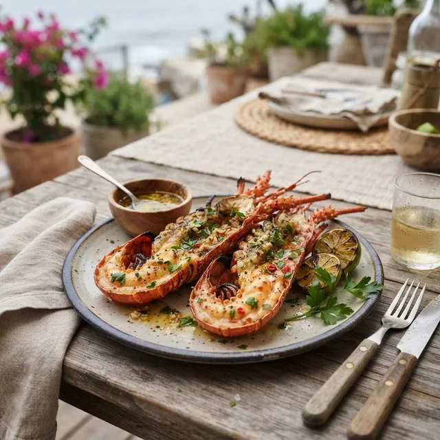 Kittitian Grilled Lobster