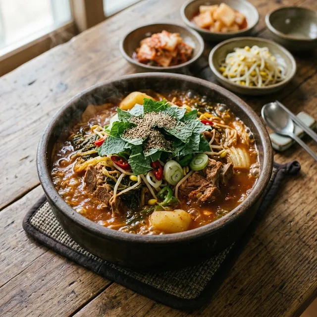 Gamjatang (Pork Bone & Potato Stew)