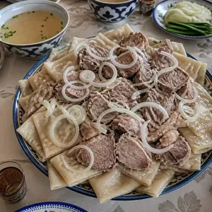 カザフ風ベシュバルマク