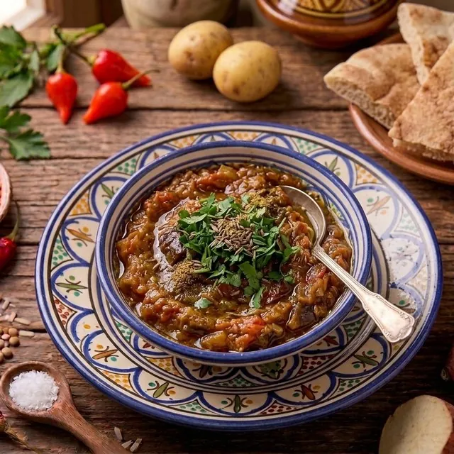 Zaalouk (Eggplant & Tomato Dip)
