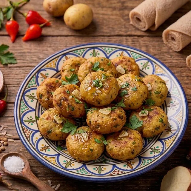 Maakouda (Potato Fritters)