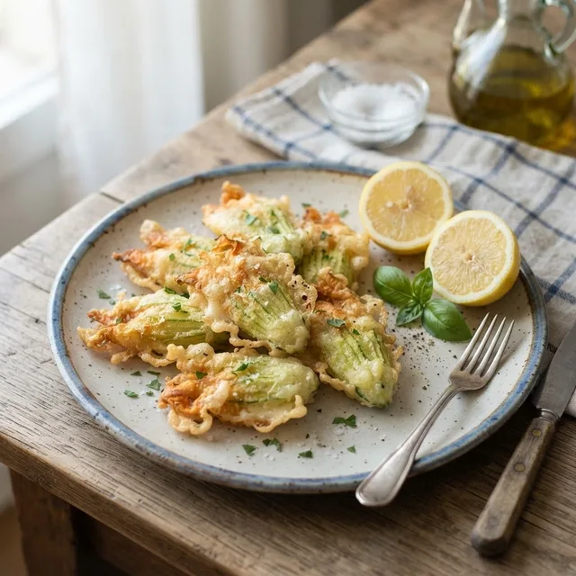 Beignets de Fleurs de Courgette