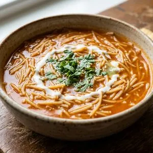 ソパ・デ・フィデオ（極細パスタのトマトスープ）