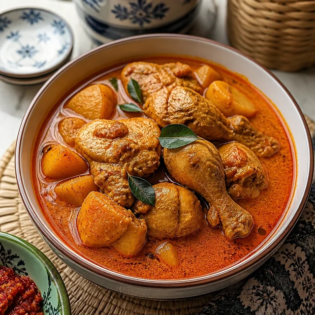 ニョニャ風チキンカレー