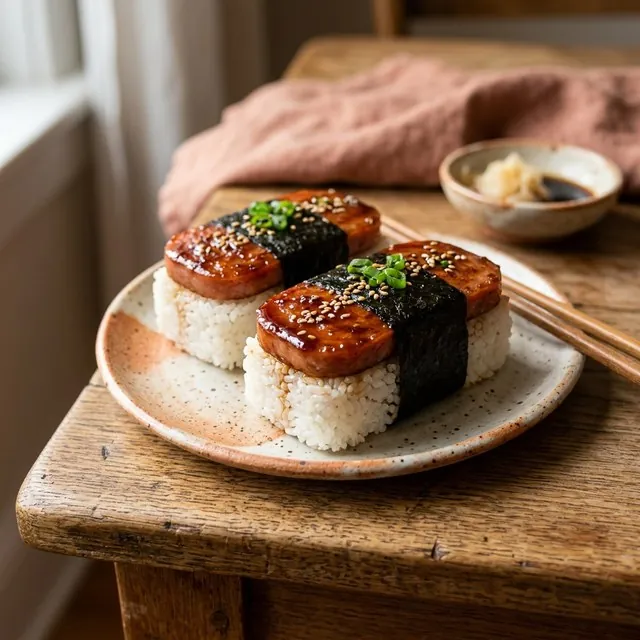 Spam Teriyaki Rice Balls