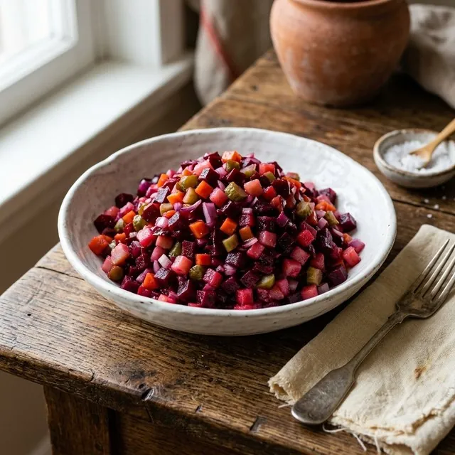 Vinegret (Beet & Vegetable Salad)