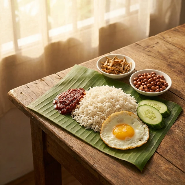 Singapore-Style Nasi Lemak
