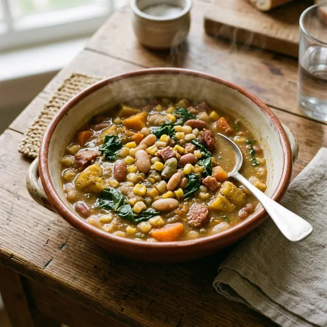 Calulu-Style Corn & Bean Stew