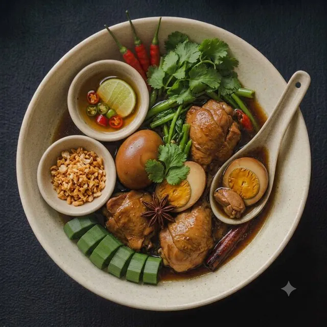 Kai Palo (Five-Spice Braised Pork & Eggs)