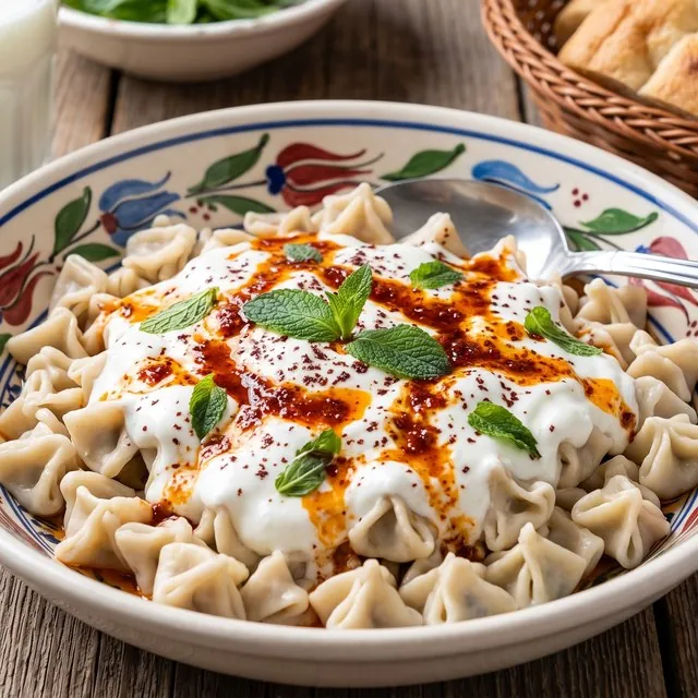 Manti (Turkish Dumplings)