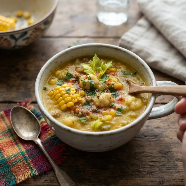 Trini Corn Soup