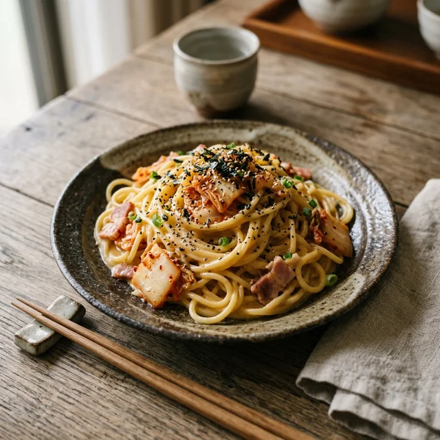 Kimchi Carbonara