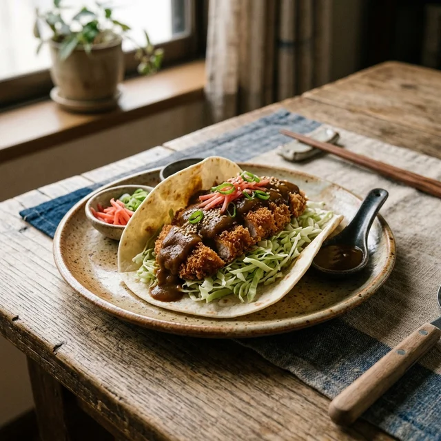 Katsu Curry Tacos