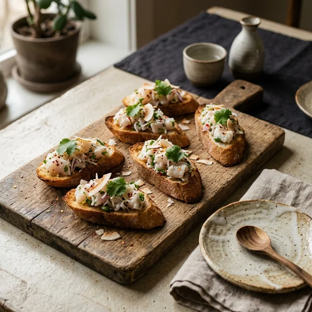 Ika Mata Bruschetta