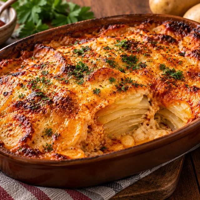 Miso Harissa Gratin