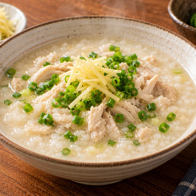 Chicken and Ginger Rice Porridge