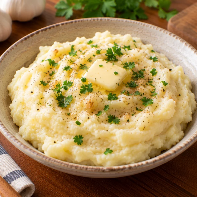Garlic Butter Mashed Potatoes
