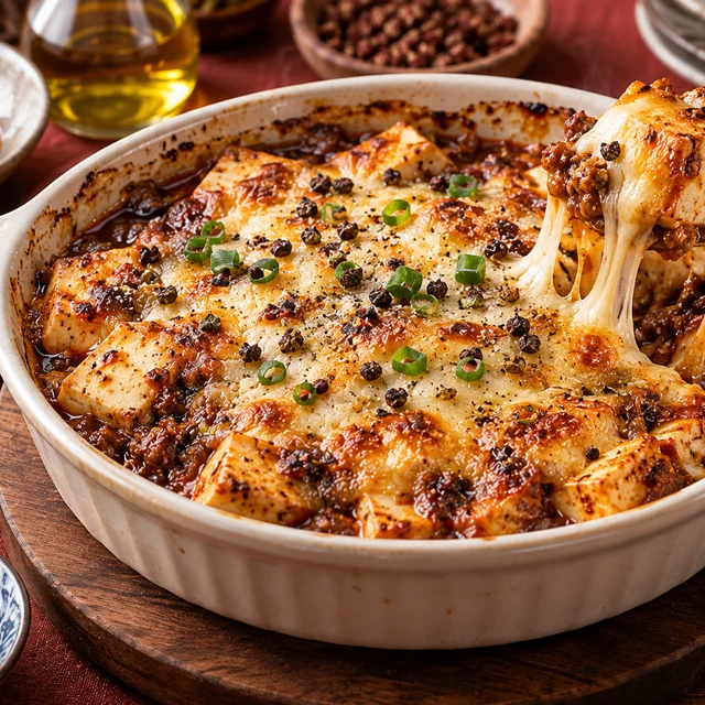 Mapo Tofu Gratin