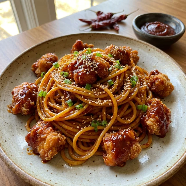 Yangnyeom Chicken Pasta