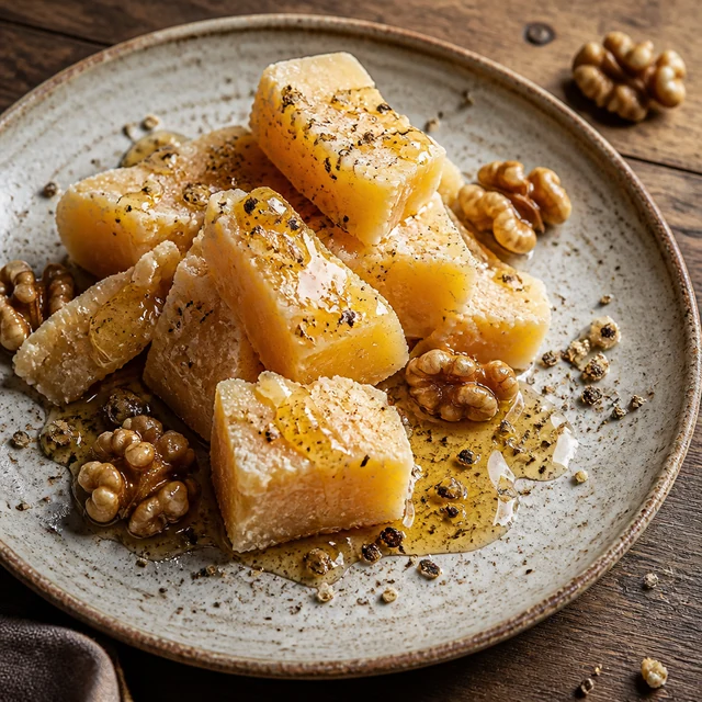Aged Parmigiano with Fermented Honey