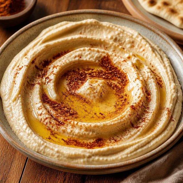Hummus with Tahini and Brown Butter