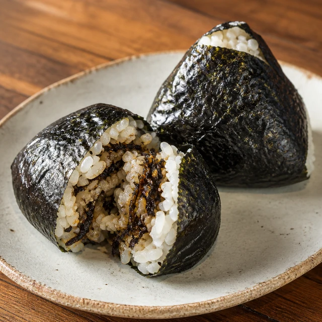 Tea Leaf Tsukudani Onigiri