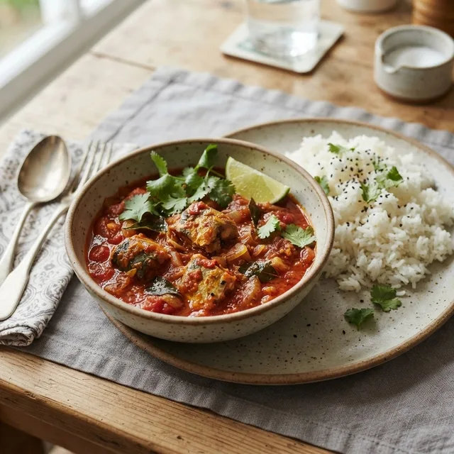 さば缶のトマトカレー煮