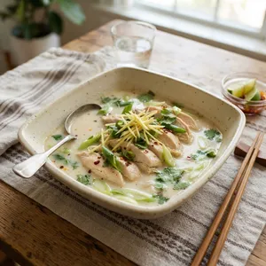 鶏むね肉のココナッツしょうが煮