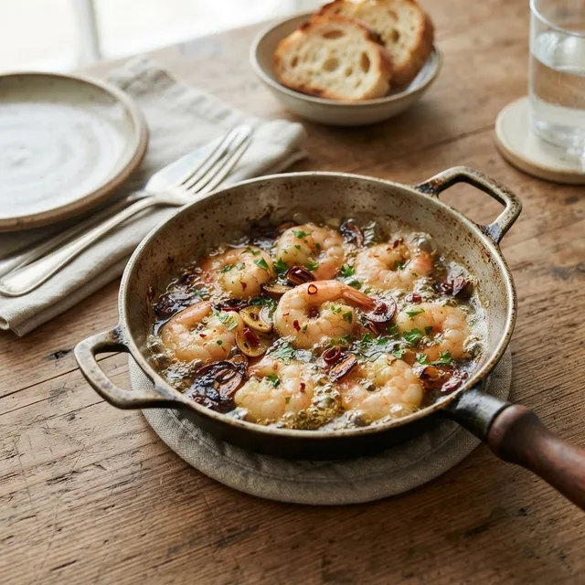 Miso Butter Shrimp Ajillo
