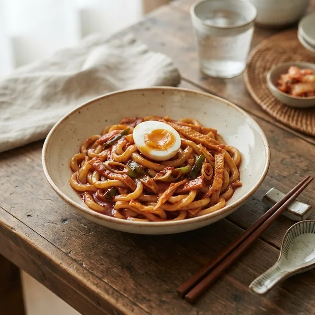 Udon Tteokbokki-Style