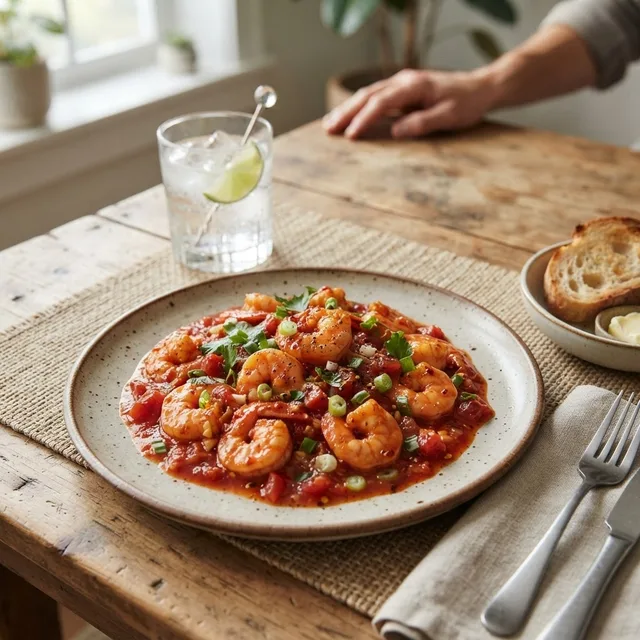 Shrimp in Tomato Chili Sauce