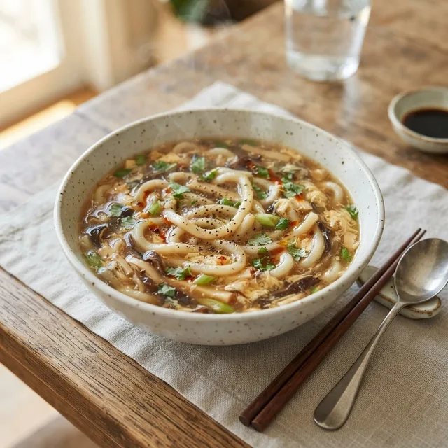 Lemon Hot and Sour Udon