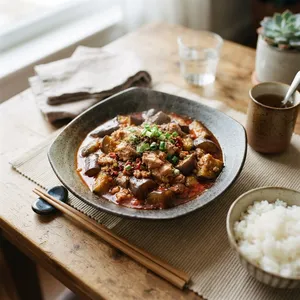 ツナの麻婆なす
